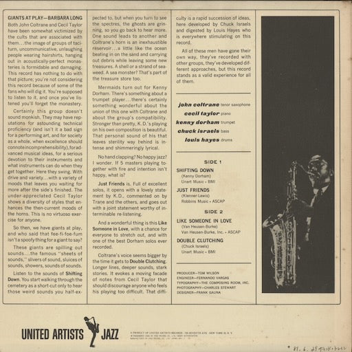 John Coltrane - Coltrane Time (GXC-3132) LP 1976 JPN UA / King Record｜中古LP