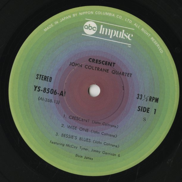 John Coltrane / ジョン・コルトレーン / Crescent (YS-8506AI)