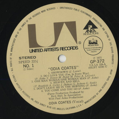 Odia Coates / オディア・コーツ / Odia Coates (GP372)