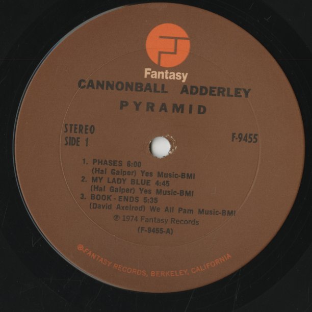 Cannonball Adderley / キャノンボール・アダレイ・クインテット / Pyramid (F9455)