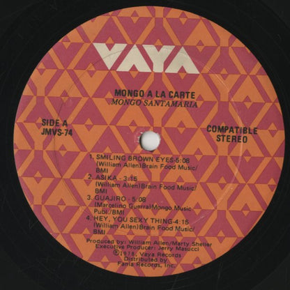 Mongo Santamaria / モンゴ・サンタマリア / A La Carte (JMVS-74)