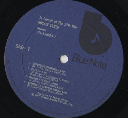 Horace Silver - In Pursuit Of The 27th Man (BN-LA054-F) 1973 US BLUE NOTE｜中古LP