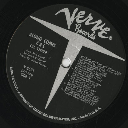 Cal Tjader / カル・ジェイダー / Along Comes Cal (V-8671)