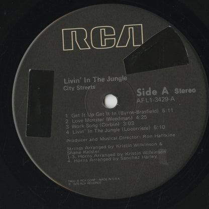 City Streets / シティ・ストリーツ / Livin' In The Jungle (AFL1-3429)
