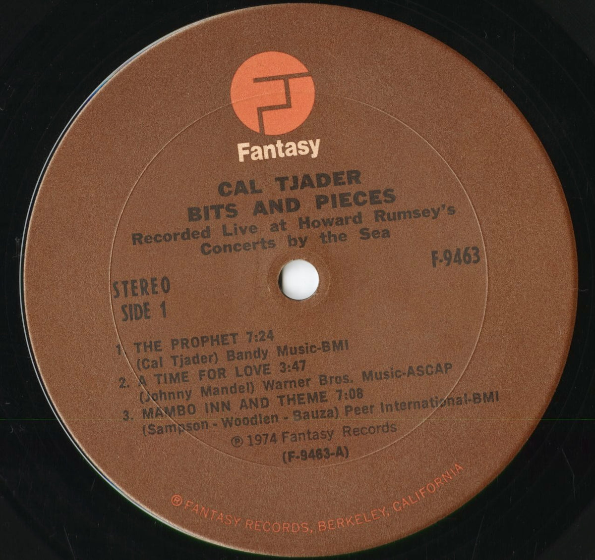 Cal Tjader - Puttin' It Together (F-9463) 1974 US Fantasy｜中古LP