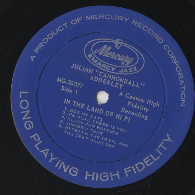 Cannonball Adderley / キャノンボール・アダレイ / In The Land Of Hi Fi (MG 36077)