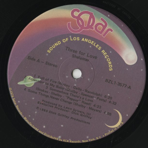 Shalamar / シャラマー / Three For Love (BZL1-3577)