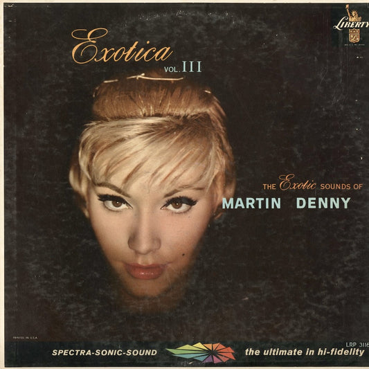 Martin Denny Exotica Vol.III LRP 3116 LP 1959 USA Liberty Turquoise Label Mono