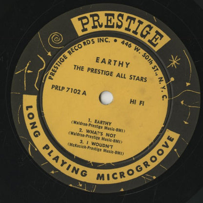 The Prestige All Stars / Earthy (PRLP 7102)