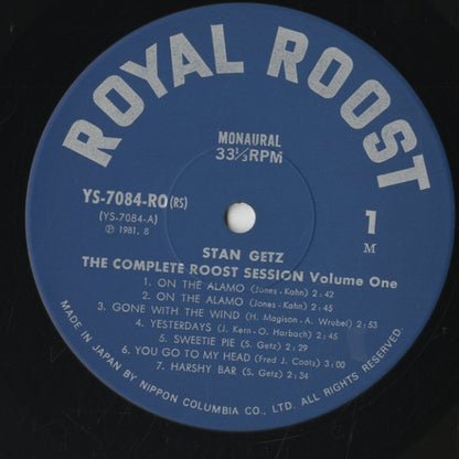Stan Getz / スタン・ゲッツ / The Complete Roost Session Vol. 1 (YS-7084-RO)