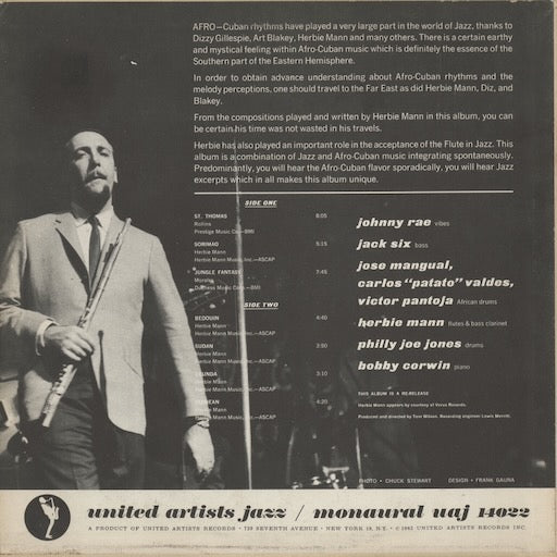 Herbie Mann - St Thomas (UAJ 14022) 1963 US United Artists Jazz｜中古LP