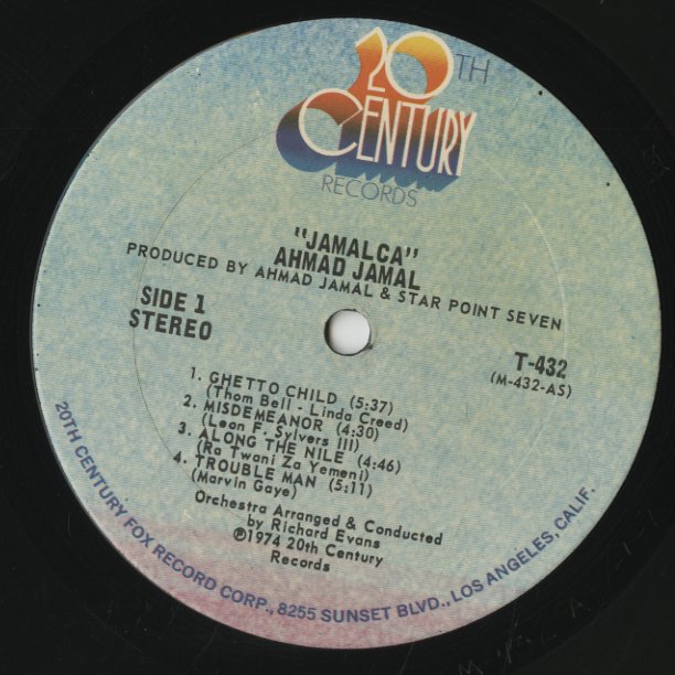 Ahmad Jamal / アーマッド・ジャマル / Jamalca (T 432)