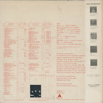 Yellow Magic Orchestra - BGM (ALR-28015) LP 1981 JPN Alfa｜中古LP