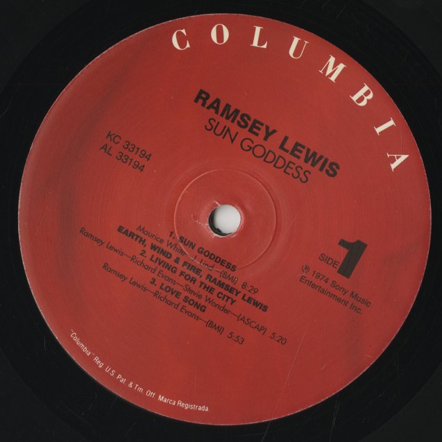 Ramsey Lewis / ラムゼイ・ルイス / Sun Goddess (180g)