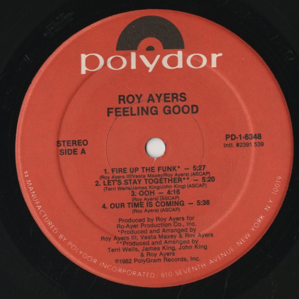Roy Ayers / ロイ・エアーズ / Feeling Good (PD-1-6348)