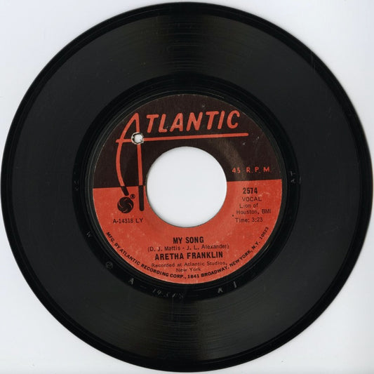 Aretha Franklin – See Saw / My Song -7 (45-2574) 7inch 1968 US Atlantic | 中古7inch