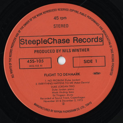 Duke Jordan / デューク・ジョーダン / Flight To Denmark (45S-105)