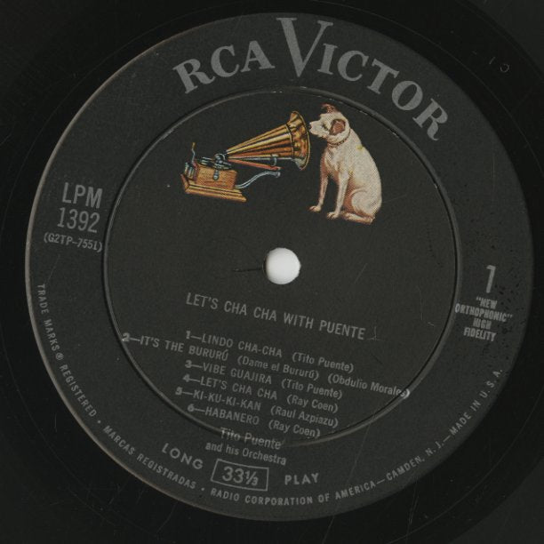 Tito Puente / ティト・プエンテ / Let's Cha Cha With Puente (LPM-1392)