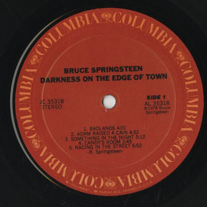 Bruce Springsteen / ブルース・スプリングスティーン / Darkness On The Edge Of Town (JC35318)