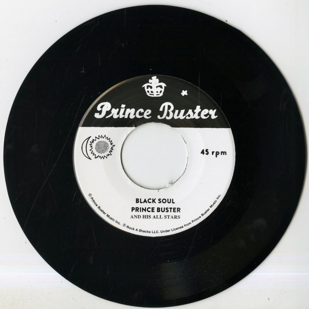 Prince Buster Got To Be Free Black Soul 7inch 2025 JPN Rock A Shacka RSPB7-019　back
