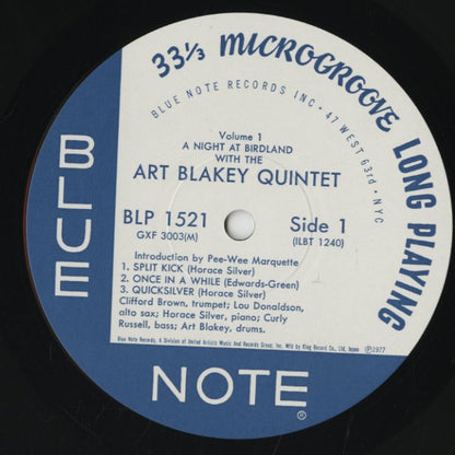 Art Blakey / アート・ブレイキー / A Night At Birdland Volume 1 (GXF3003M)