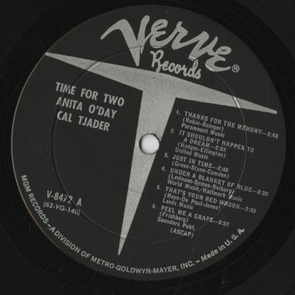Anita O'day- Cal Tjader / アニタ・オデイ カル・ジェイダー / Time For Two (V8472)