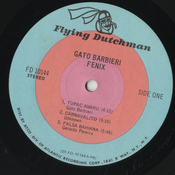 Gato Barbieri / ガトー・バルビエリ / Fenix (FD10144)