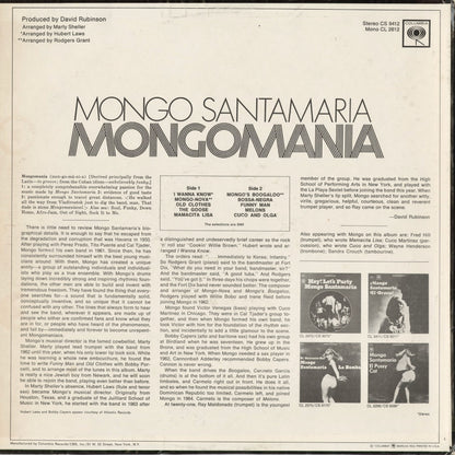 Mongo Santamaria - Mongomania (CL 2612) 1967 US Columbia｜中古LP