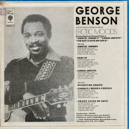 George Benson - Erotic Moods (L.P. 131) 1978 US Paul Winley｜中古LP