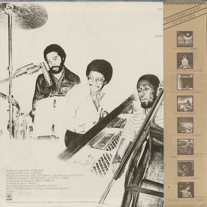 Herbie Hancock - The Herbie Hancock Trio (25AP 650) LP 1977 JPN CBS/Sony｜中古LP back