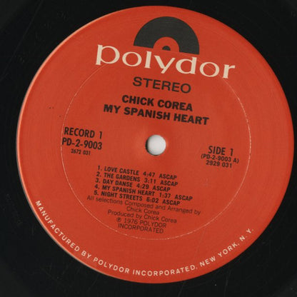 Chick Corea / チック・コリア / My Spanish Heart (PD29003)
