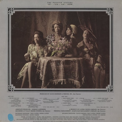 The Pointer Sisters - The Pointer Sisters (BTS 48) 1973 US Blue Thumb｜中古LP