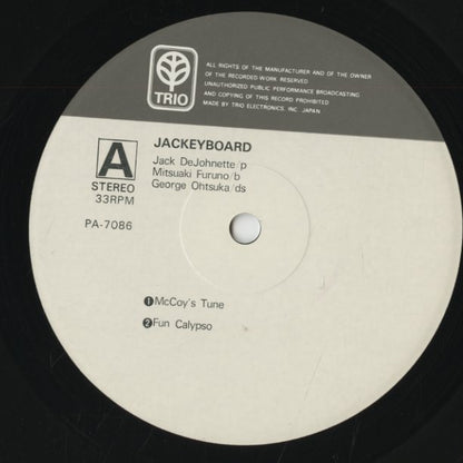 Jack DeJohnett / ジャック・デジョネット / Jackeyboard (PA-7086)