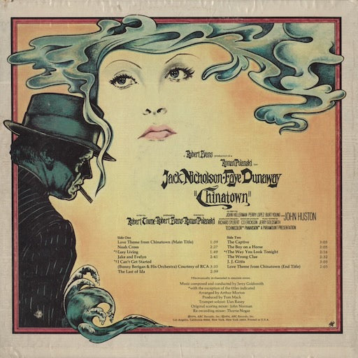 Jerry Goldsmith - Chinatown - OST (ABDP-848) LP 1974 US ABC｜中古LP