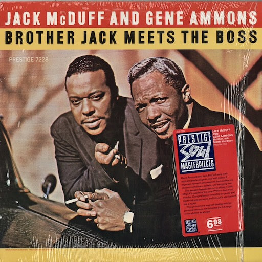 Jack McDuff & Gene Ammons - Brother Jack Meets The Boss (OJC 326) LP 1988 US Prestige/OJC｜中古LP