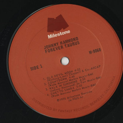 Johnny Hammond / ジョニー・ハモンド / Forever Taurus (M-9068)