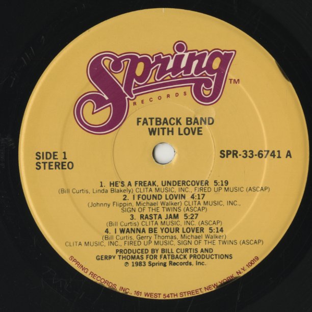 Fatback / ファットバック / With Love  (SPR-33-6741)