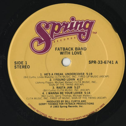 Fatback / ファットバック / With Love  (SPR-33-6741)