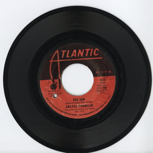 Aretha Franklin / See Saw / My Song -7 (45-2574) Atlantic