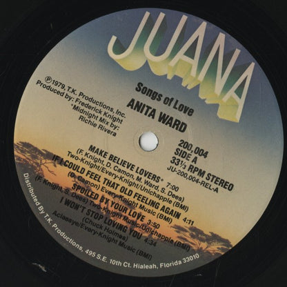 Anita Ward / アニタ・ワード / Songs Of Love (JU200.044)