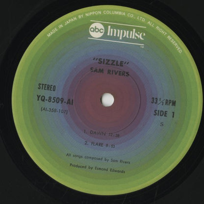 Sam Rivers / サム・リヴァース / Sizzle (YQ-8509-AI)