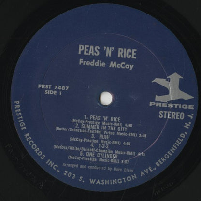 Freddie McCoy / フレディ・マッコイ / Peas 'N' Rice (PRST 7487)