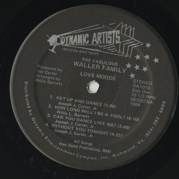 The Fabulous Waller Family / ファビュラス・ウォーラー・ファミリー / Love Moods (DA1010)