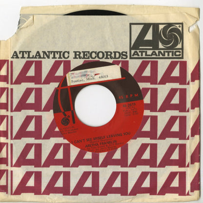 Aretha Franklin - I Can't See Myself Leaving You / Gentle On My Mind (45-2619) 1969 US Atlantic｜中古7inch