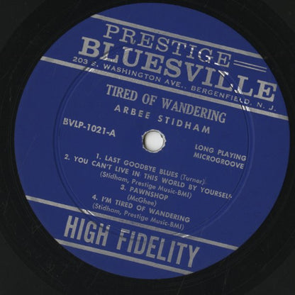 Arbee Stidham / アービー・スティッドハム / Tired Of Wandering (BVLP1021)