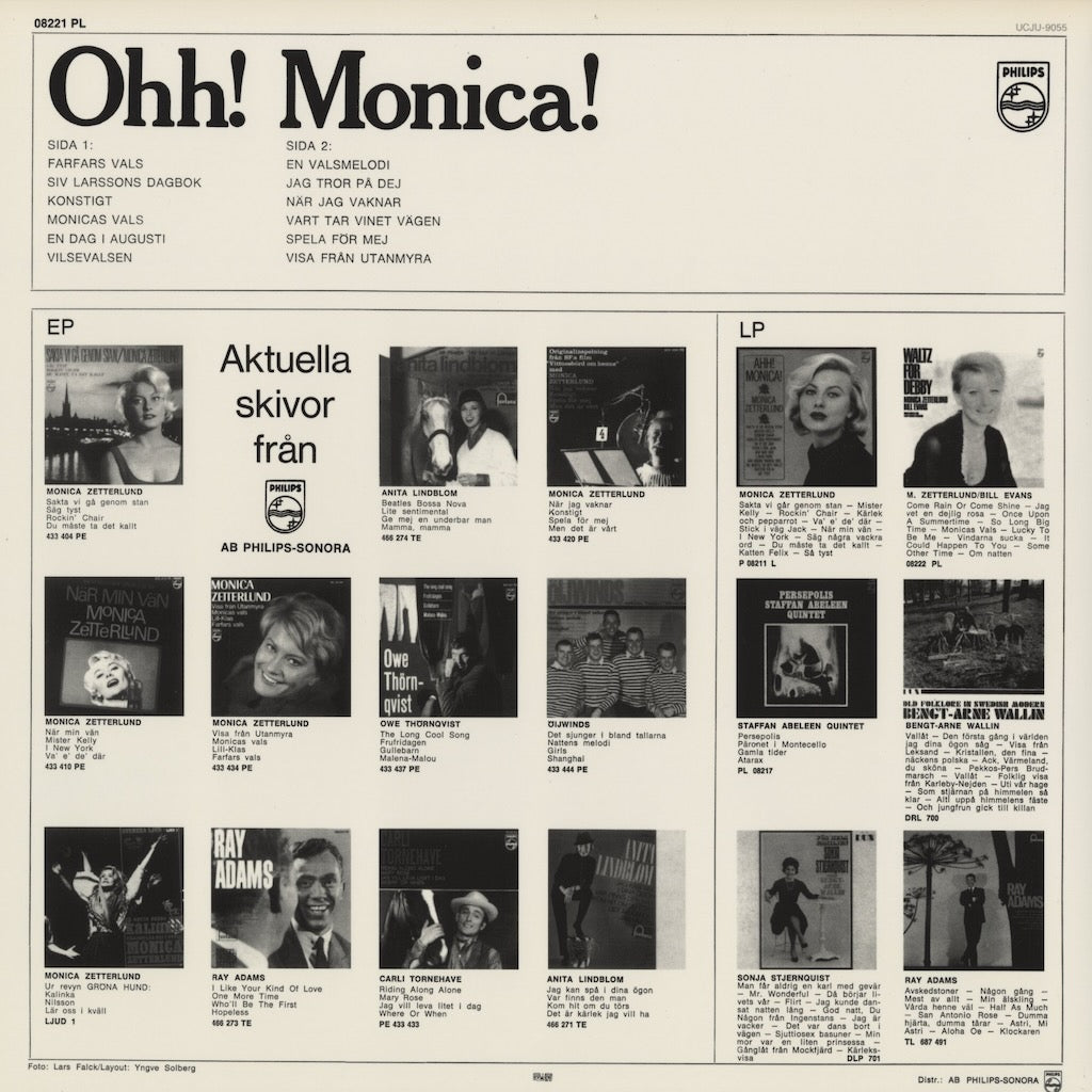 Monica Zetterlund - Ohh! Monica! (UCJU-9055) 2006 JPN Philips｜中古LP