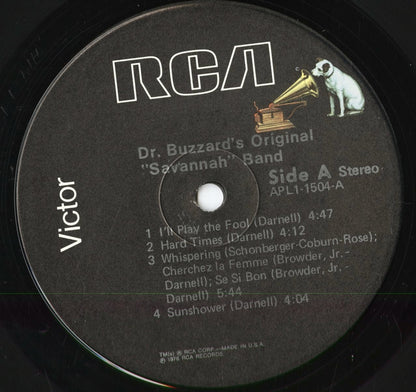 Dr. Buzzard's Original Savannah Band / S.T. (1976) (APL1-1504) 1976 US RCA｜中古LP