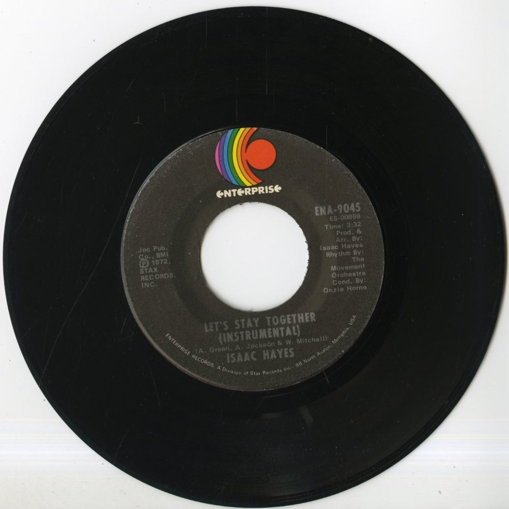 Isaac Hayes / アイザック・ヘイズ / Let's Stay Together / Soulsville -7 (ENA9045)