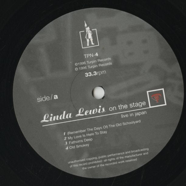 Linda Lewis / リンダ・ルイス / On The Stage Live in Japan -2LP (TPN4)
