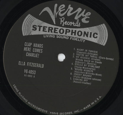 Ella Fitzgerald - Clap Hands Here Comes Charlie! (V6-4053) 1961 US Verve｜中古LP
